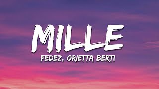 Fedez  Mille ft Orietta Berti LyricsTesto [upl. by Suilenroc]