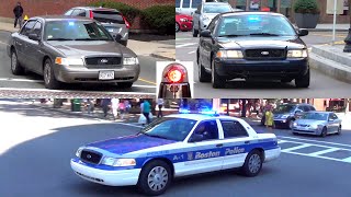 Ford Police Interceptor Cars Responding Crown Victoria Compilation [upl. by Renault]