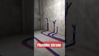 Installation plomberie chauffage central avec plombier chrono اعمال التدفئة المركزية و الترصيص [upl. by Shererd]