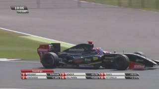 Formula V8 35 2016 Silverstone Egor Orudzhev and Roy Nissany Crash [upl. by Sonni]