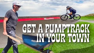 GET A PUMP TRACK BUILT IN YOUR TOWN [upl. by Schurman]