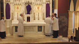 Holy Thursday Mass pre 1955  Our Lady of Mt Carmel FSSP [upl. by Ferwerda]