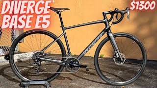 NEW 2021 SPECIALIZED DIVERGE BASE E5 “ONLY 1300” THE BEST STARTING BIKE OUT ROADGRAVEL [upl. by Urina]