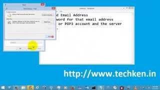 How to setup a POPIMAP email account in Microsoft Outlook 2013 [upl. by Asilat229]