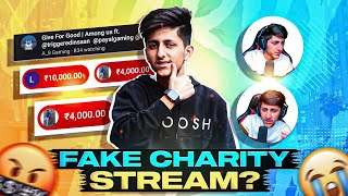 FAKE CHARITY STREAM  SCAM  FAMCLASHERS [upl. by Melisandra]