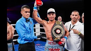 JAMAINE ORTIZ returns with an easy fourround KO of outgunned Argentinian CRISTIAN RUBEN MINO [upl. by Anzovin691]