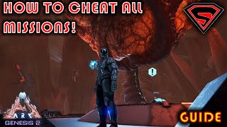 ARK GENESIS 2 HOW TO CHEAT ALL MISSIONS ADD HEXAGONS AND ACTIVATE THE BOSS BATTLE [upl. by Marie-Jeanne569]