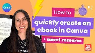 How to quickly create an ebook in Canva [upl. by Atikihc]