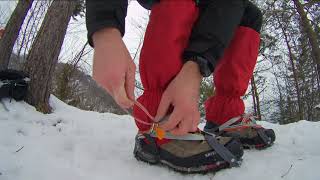 How to put on crampons  Video Guide [upl. by Erle]