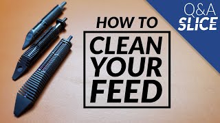 Cleaning a Fountain Pen Feed [upl. by Idleman]