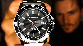 Swiss Made 200m Sapphire Dive Watch For Under 100  Wenger Seaforce Unboxing [upl. by Lovering]