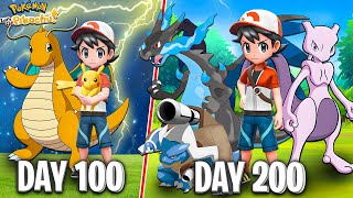 I Spend 200 Days Pokemon Lets Go Pikachu  🏆 Champion Banne Ki Story [upl. by Argella159]