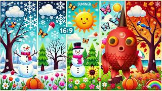 The Seasons Song 🌸❄️  Fun Kids’ Song to Learn the Four Seasons  Sing and Discover [upl. by Fielding534]