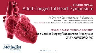 NonCardiac Surgery  Endocarditis Prophylaxis Gary Monteiro MD [upl. by Madelina188]