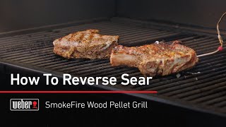 How to Reverse Sear  Weber Grills [upl. by Sidalg929]