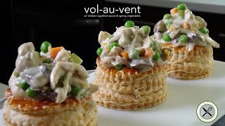 VolAuVent Chicken Supreme Sauce – Bruno Albouze [upl. by Acirret]