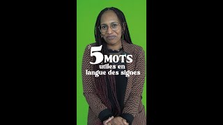 5 mots utiles en langue des signes [upl. by Haye283]