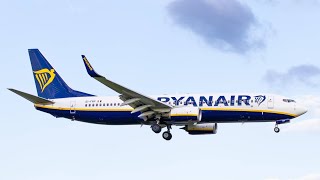 Ryanair Landing B737800 Landing in Edinburgh [upl. by Rochelle]