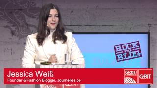 Jessica Weiß bei RTB15 Die Evolution des ModeBloggens in Deutschland [upl. by Aztiray]