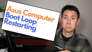 Asus  Boot Loop  Restarting Loop  Stuck at Startup Fix [upl. by Nylorac]