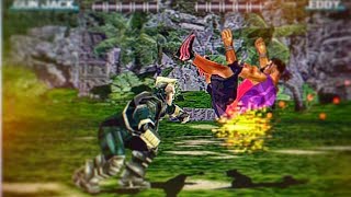 tekken 3  gun jack vs eddygun jack all moves attacked and combosgun jack tekken 3tekken 3 jack [upl. by Meijer663]