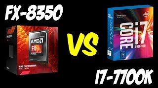 💥AMD FX8350 vs i77700K 🔥Benchmarks  Gaming Test 🎮 4K [upl. by Lukash]