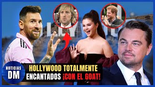 😱 ASÍ fue como LIONEL MESSI SORPRENDIÓ a todo HOLLYWOOD y sus ACTORES mas FAMOSOS [upl. by Esinev]