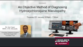 Recorded Webinar An Objective Method of Diagnosing Hydroxychloroquine Maculopathy [upl. by Ophelia]