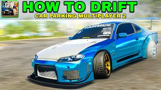 How to Drift in Car Parking Multiplayer 2 with ALL CONTROLS  NEW UPDATE CPM2 [upl. by Aundrea]