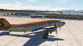 REUS AIRPORT 🇪🇸 LERS  DC3  MSFS [upl. by Annala514]