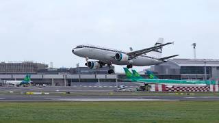 4K INSANE WINDS  Storm Ashley at Dublin Airport  21st October 2024 [upl. by Tik]