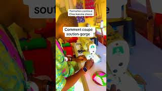 Comment coupé soutiengorge fashion smallbusiness abonnetoi couture [upl. by Ellehcem]