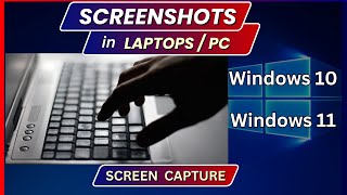 How to Take Screenshot in Laptop  PC • Screen shot in Windows 10  11 • Snipping tools in Windows [upl. by Onairda]