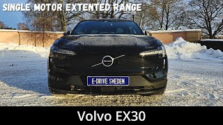 2024 Volvo EX30 quotExtentedquot Single Motor 272hp  Walkaround  Acceleration  Fly by  Range test  4K [upl. by Aela]