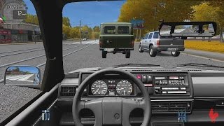 City Car Driving  Volkswagen Golf II GTI  Casual Driving [upl. by Anniala]