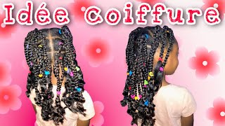 👧🏾IDÉE COIFFURE TRESSES POUR PETITES FILLES  BRAIDED HAIRSTYLE IDEA FOR LITTLE GIRLS [upl. by Strephon]