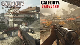 Call of Duty Vanguard vs World At War Castle  Dome Side By Side Map Comparison 4k Max Settings PC [upl. by Irep]