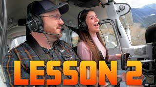 Flight Training with Student Pilot w Stick amp Rudder Basics  2nd Flight Lesson [upl. by Dagny]