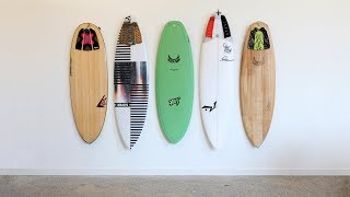 How to Mount Your Surfboard on a Wall Vertically [upl. by Harri]