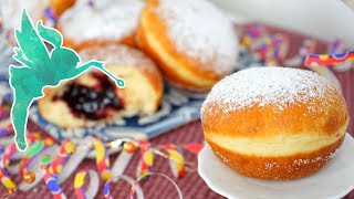 Klassische Berliner selber machen  Berliner wie vom Bäcker mit einfachem Rezept  Kuchenfee CC [upl. by Rakel]