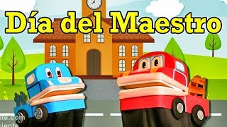 El Dia del Maestro Barney El Camion y Panchito Videos educativos en espanol para ninos [upl. by Ridinger]