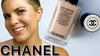 CHANEL Les Beiges Healthy Glow Foundation Review  Swatches TryOn Full Review [upl. by Haynes894]