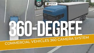 Commercial Vehicles 360Degree 3D SVM Camera System  KOCCHIS [upl. by Kippy]