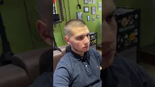 Client gets a fabulous buzz cut Must watch💈 [upl. by Eimmij]