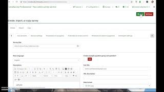 LimeSurvey Tutorial [upl. by Alaek]