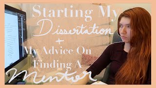 STARTING MY DISSERTATION AND MY ADVICE ON FINDING A MENTOR Productive Week In My Life Oxford Mst [upl. by Libby]