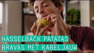 24Kitchen  Hugo’s hasselback patatas bravas met kabeljauw  Wat Eten We Vandaag  Afl 254 [upl. by Hsetih246]