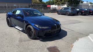 Tour the 2024 M4 Competition xDrive in Tanzanite Blue  4K [upl. by Sivrad580]