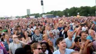 Mo Farah 5000m final in Hyde Park [upl. by Millar878]