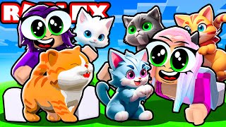 We played a Kitten Game  Roblox [upl. by Kcirret]